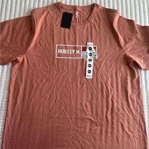 Hurley Men's Short Sleeve Tee in Rust